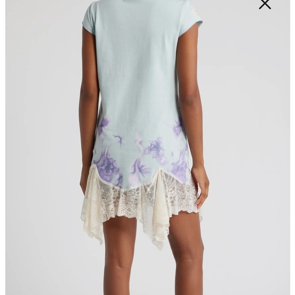 Collina Strada x Puma Floral Dress with Lace Hem - Picture 2 of 7